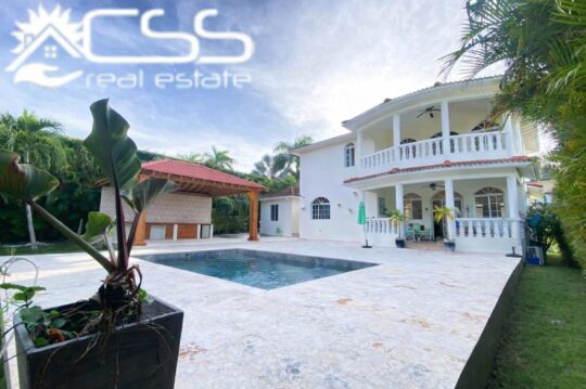 Ocean-View 3-Bedroom Villa For rent in The Palms Puerto Plata